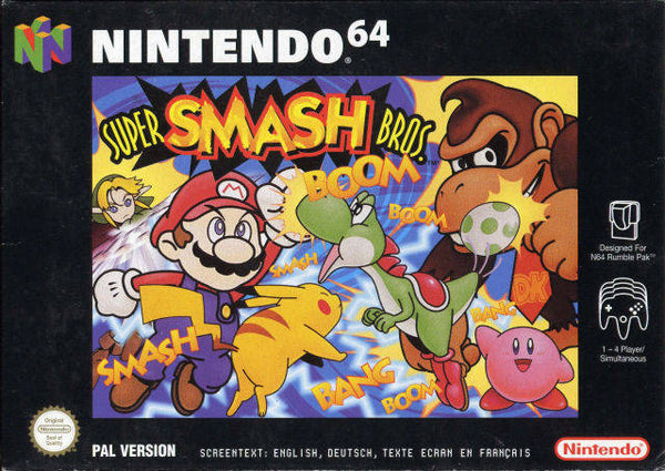 Super Smash Bros - Nintendo 64 spill - Retrospillkongen