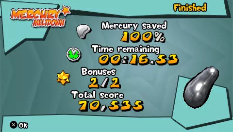 Mercury Meltdown: Remix - PS2 spill - Retrospillkongen