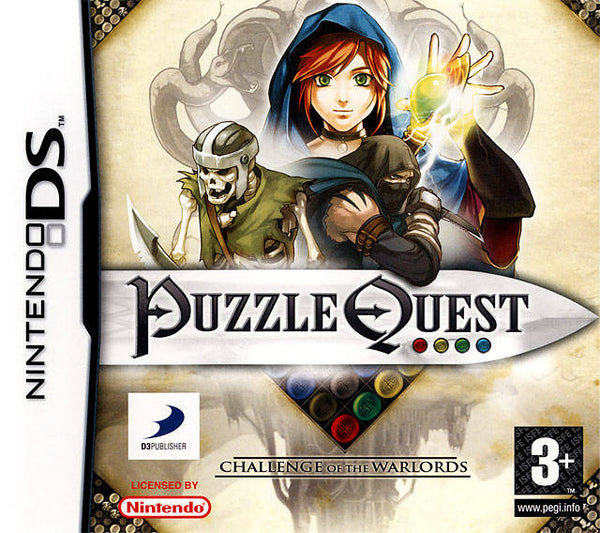 Puzzle Quest Challenge of the Warlords - Nintendo DS spill - Retrospillkongen