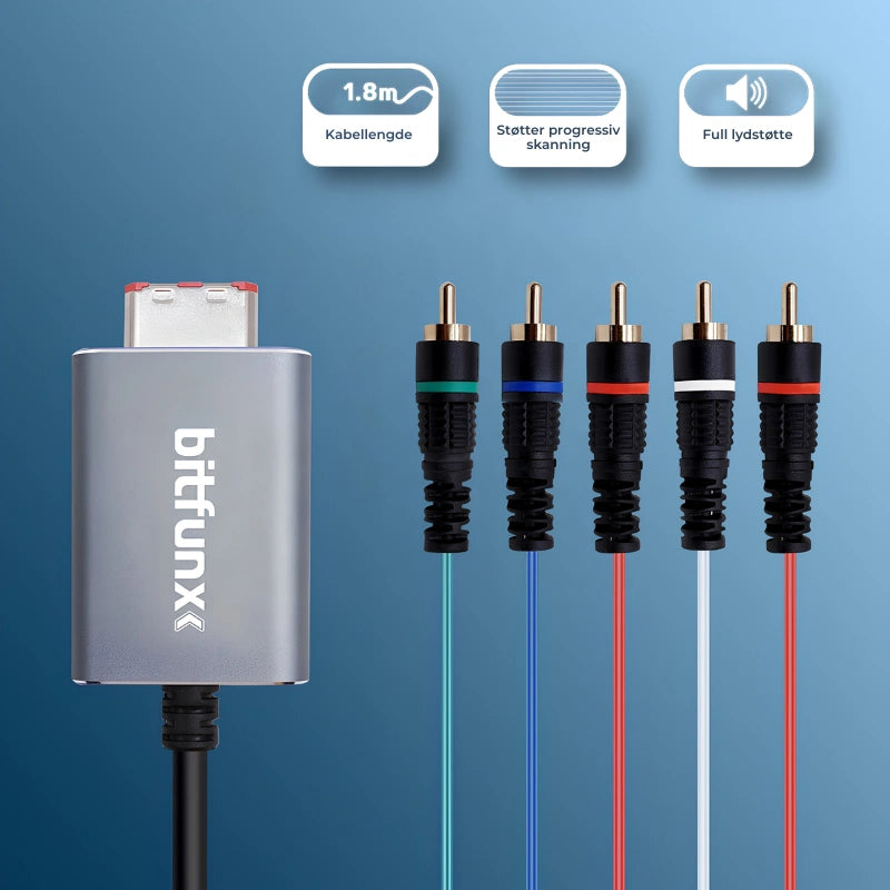 Bitfunx Komponentkabel til Gamecube