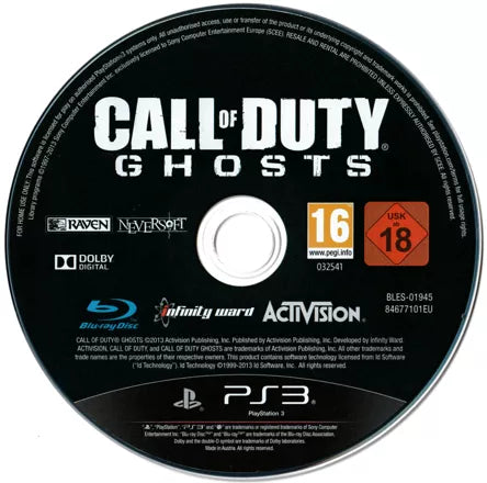 Call of Duty Ghosts - PS3 spill - Retrospillkongen