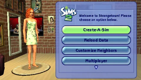 The Sims 2 - PSP spill