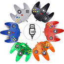 N64-kontroller med USB-kabel for PC, MAC, Linux, Raspberry Pi 3 og Sega Genesis - Retrospillkongen