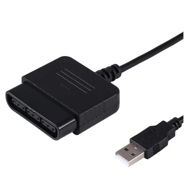 PS1/PS2 kontroller til USB adapter for PS3 og PC - Retrospillkongen