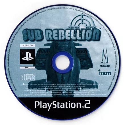 Sub Rebellion - PS2 spill - Retrospillkongen