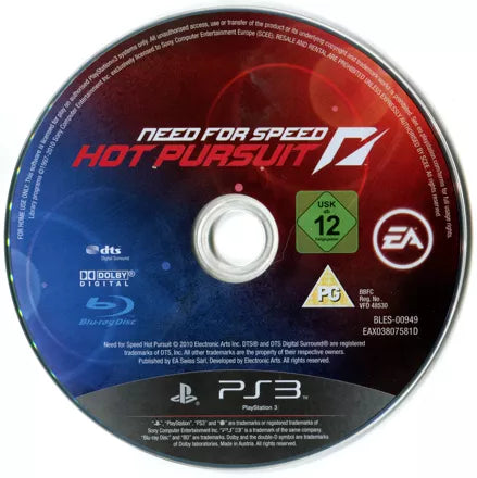 Need for Speed: Hot Pursuit - PS3 spill