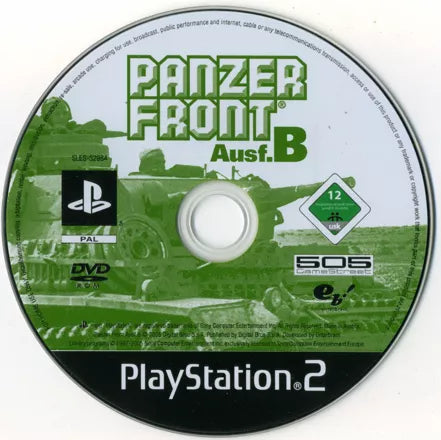 Panzer Front Ausf.B - PS2 spill - Retrospillkongen