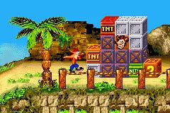 Crash Bandicoot 2: N-Tranced - GBA spill - Retrospillkongen