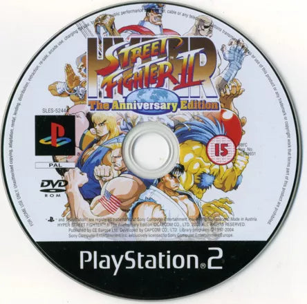 Hyper Street Fighter II: The Anniversary Edition - PS2 spill - Retrospillkongen