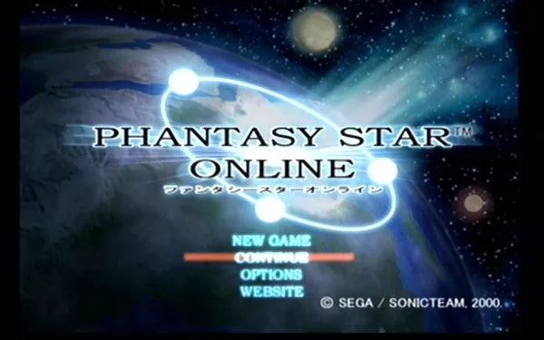 Phantasy Star Online - Dreamcast spill (NTSC Versjon)