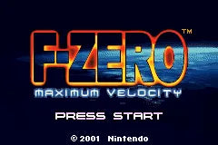 F-Zero: Maximum Velocity - GBA Spill - Retrospillkongen