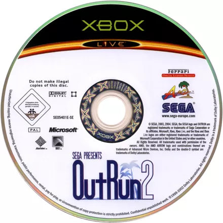 OutRun 2 - Xbox spill