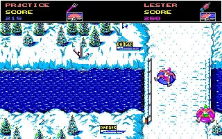 Ski or Die - NES spill (I eske)