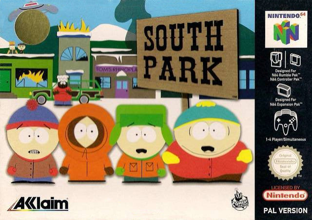 South Park - N64 spill - Retrospillkongen