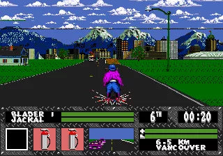 Skitchin' - SEGA Mega Drive spill - Retrospillkongen