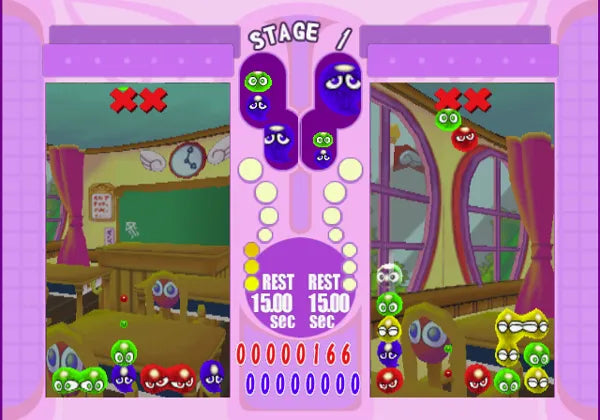 Puyo Pop Fever - PS2 spill - Retrospillkongen