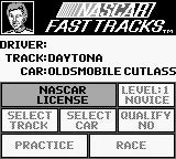 Bill Elliott's NASCAR Fast Tracks - Gameboy spill