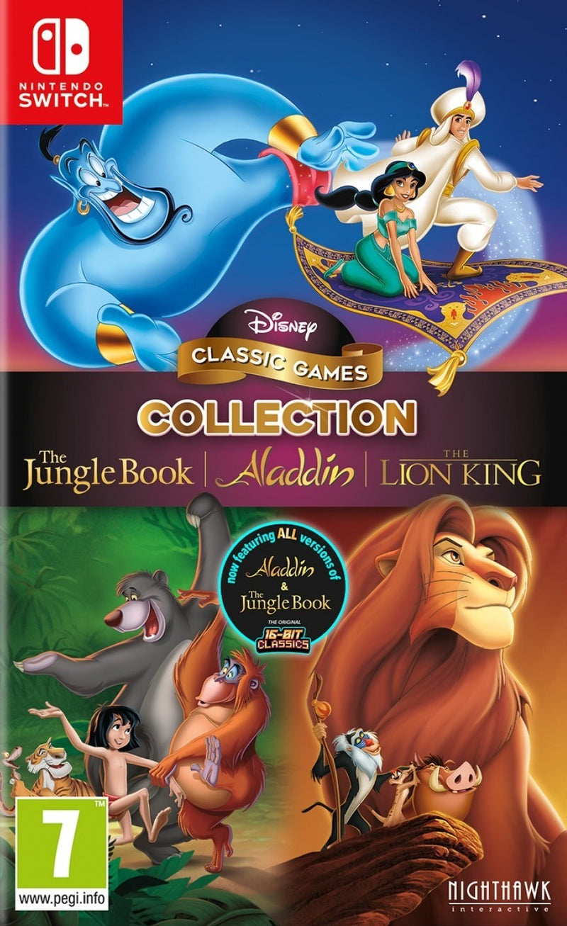 Disney Classic Games Collection: Aladdin, The Lion King, and The Jungle Book - Switch spill