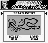 Bill Elliott's NASCAR Fast Tracks - Gameboy spill