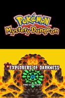 Pokémon Mystery Dungeon: Explorers of Darkness - Nintendo DS spill