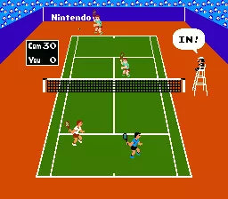 Tennis - NES spill (I Eske)