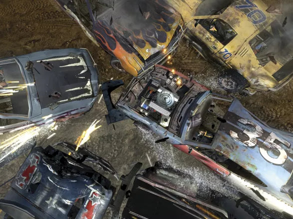 FlatOut 2  - PS2 Spill - Retrospillkongen