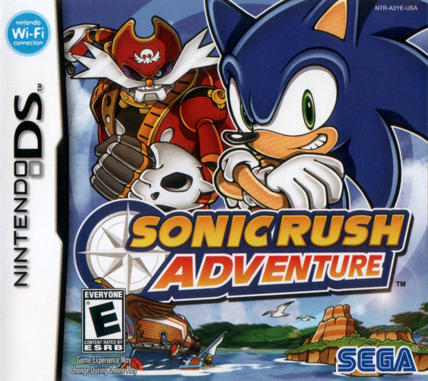 Sonic Rush Adventure - Nintendo DS spill - Retrospillkongen