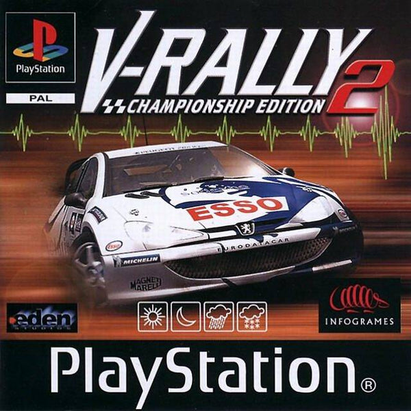 V-Rally Championship Edition 2  - PS1 spill - Retrospillkongen