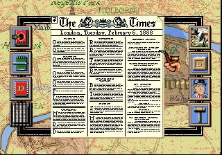 Sherlock Holmes: Consulting Detective - SEGA Mega-CD spill - Retrospillkongen