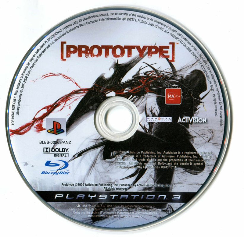 Prototype - PS3 spill