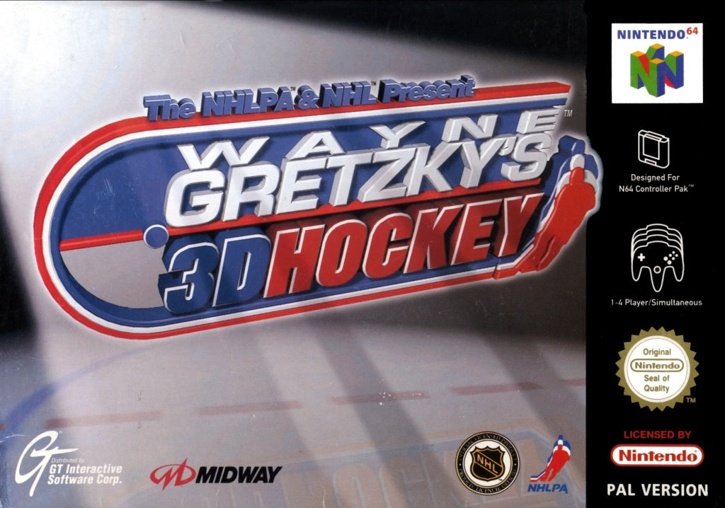 Wayne Gretzky's 3D Hockey - N64 spill - Retrospillkongen