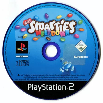 Smarties: Meltdown - PS2 spill - Retrospillkongen