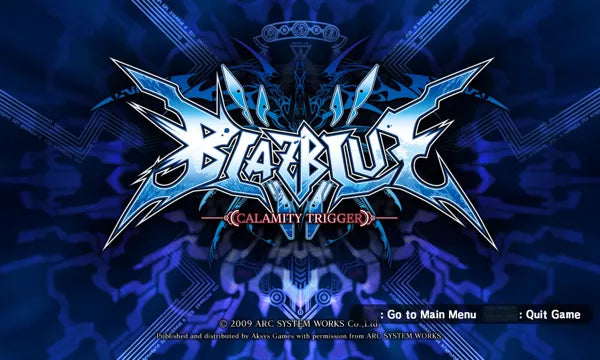 BlazBlue: Calamity Trigger - PS3 spill