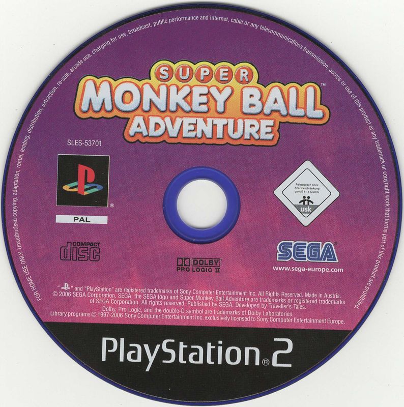 Super Monkey Ball Adventure - PS2 spill