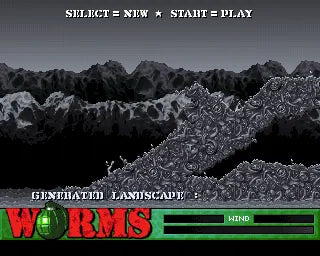 Worms  - PS1 spill - Retrospillkongen