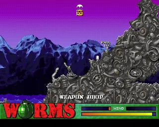 Worms  - PS1 spill - Retrospillkongen