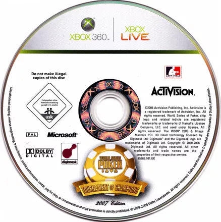 World Series of Poker: Tournament of Champions - Xbox 360 spill - Retrospillkongen