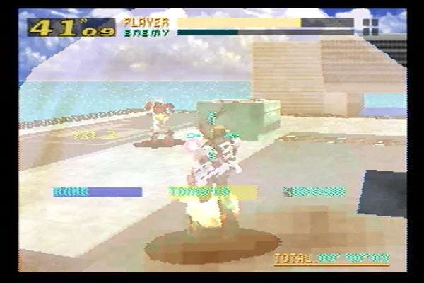 Cyber Troopers Virtual On - SEGA Saturn spill - Retrospillkongen