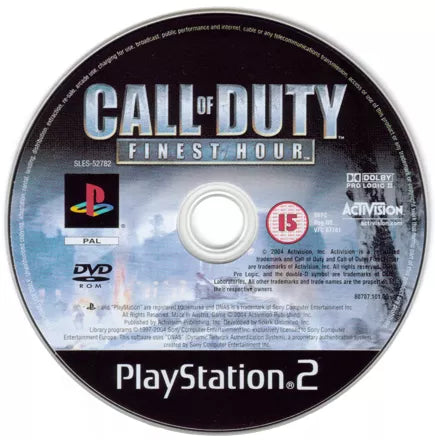 Call of Duty: Finest Hour - PS2 spill