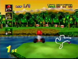 Renovert Mario Kart 64 - N64 spill - Retrospillkongen
