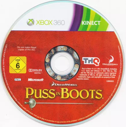 DreamWorks Puss In Boots - Xbox 360 spill