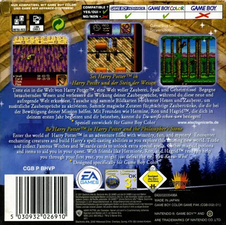 Harry Potter and the Philosopher's Stone  - GBC spill - Retrospillkongen