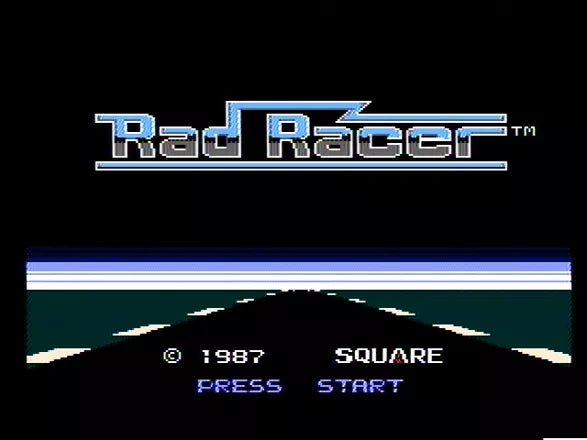 Rad Racer - NES spill