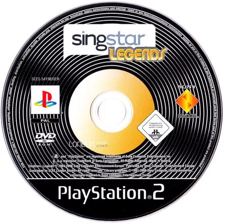 SingStar: Legends - PS2 spill