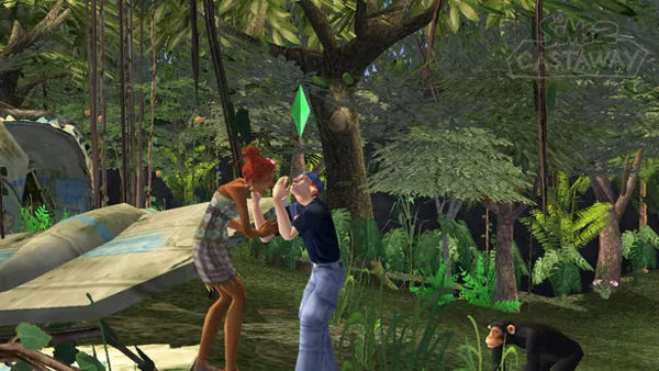 Renovert The Sims 2: Castaway - PS2 spill - Retrospillkongen