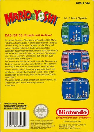 Mario & Yoshi - NES spill - Retrospillkongen