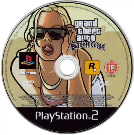 Grand Theft Auto San Andreas - PS2 spill
