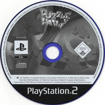 Puzzle Party: 10 Games - PS2 spill - Retrospillkongen