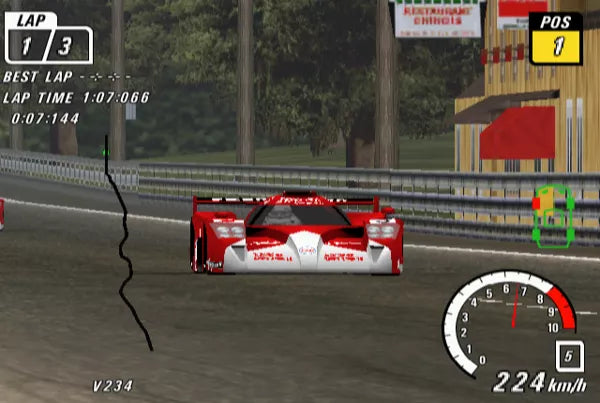 Le Mans 24 Hours - PS1 spill - Retrospillkongen
