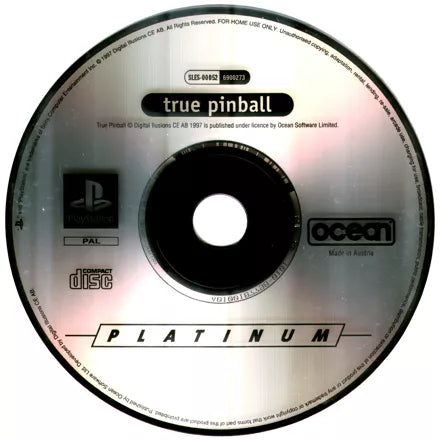 True Pinball - PS1 spill - Retrospillkongen